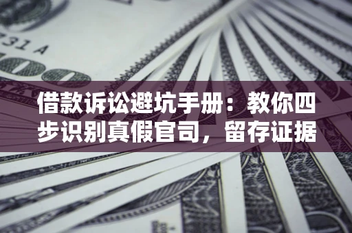 北京借款诉讼避坑手册：教你四步识别真假官司，留存证据不踩雷