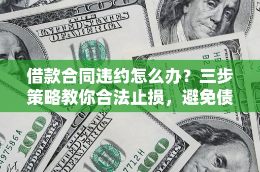 北京借款合同违约怎么办？三步策略教你合法止损，避免债务危机升级